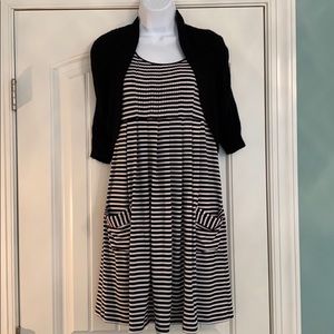 Cute Calvin Klein Swingy Dress with Shrug